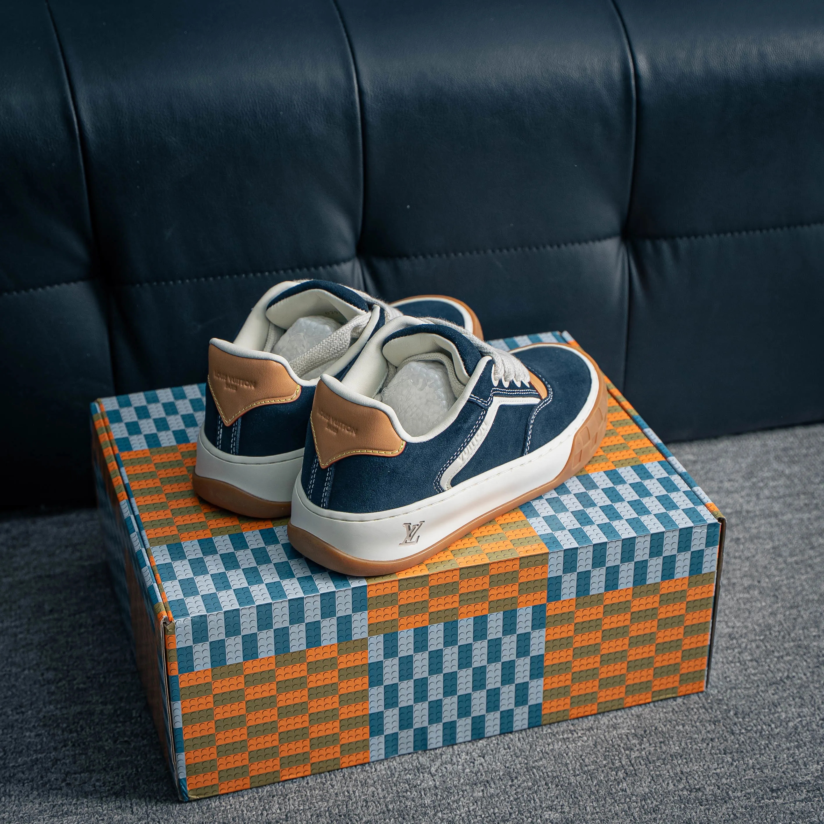 YS Premium -- LOUIS VUITTON Tilted Series｜2026 LV Tilted Low Sneakers Series Low-Top Retro Skate Shoes